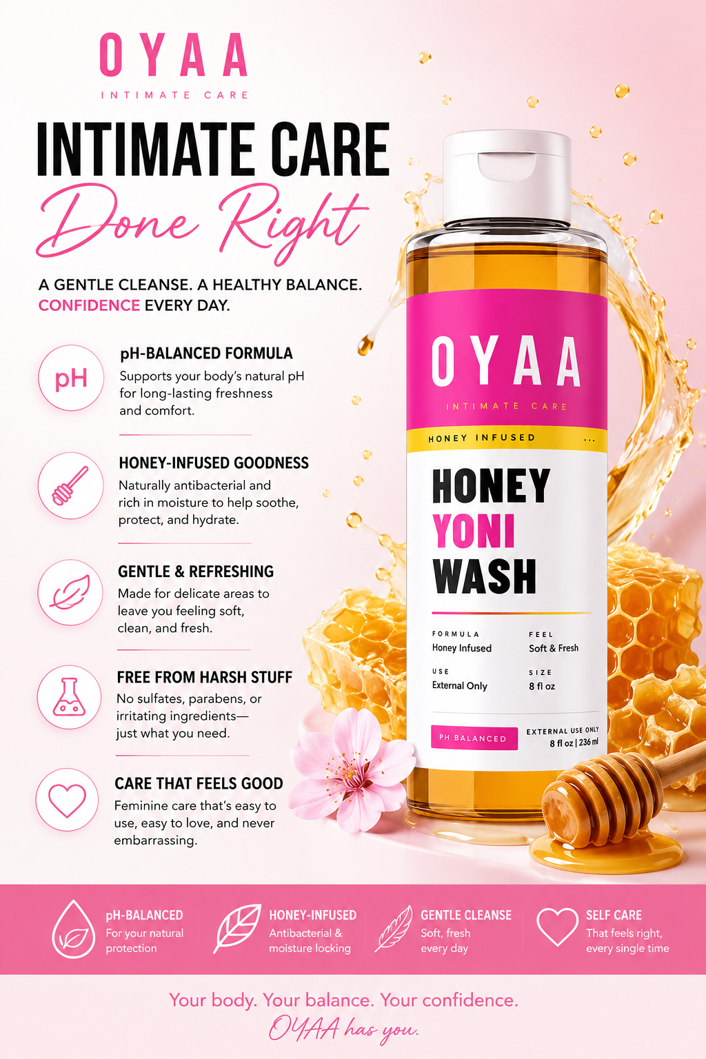 Honey Glow Special: Brazilian Wax + Honey Yoni Wash (Miami)